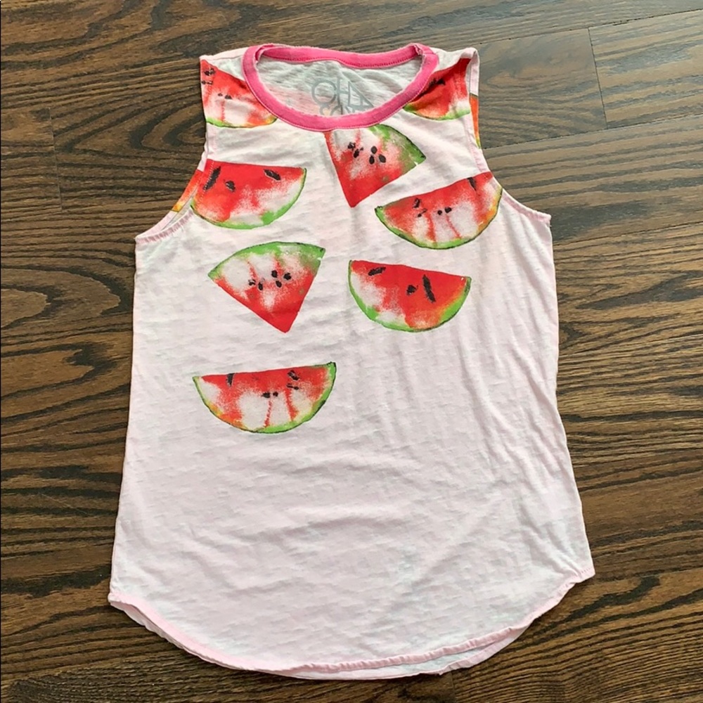 Chaser Watermelon Sleeveless Tee free ship
